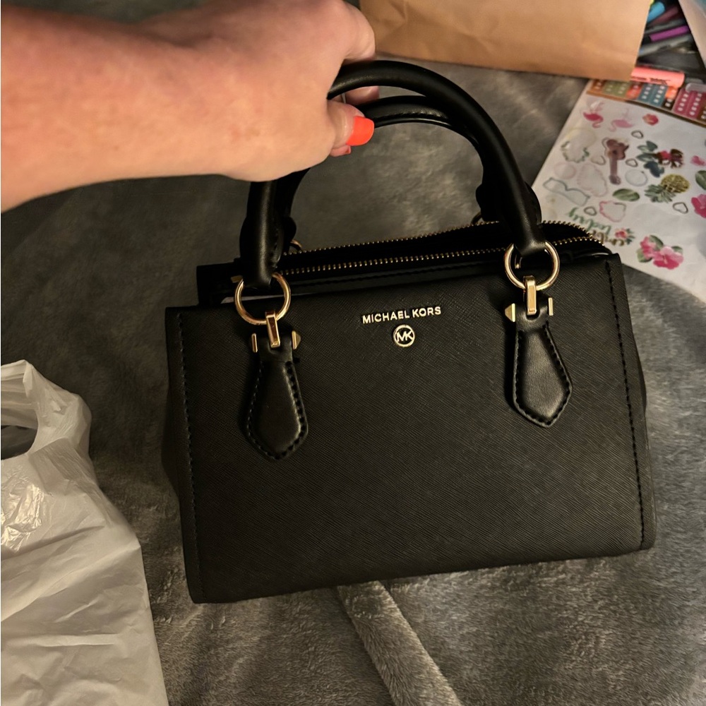 Michael Kors Black Satchel Bag